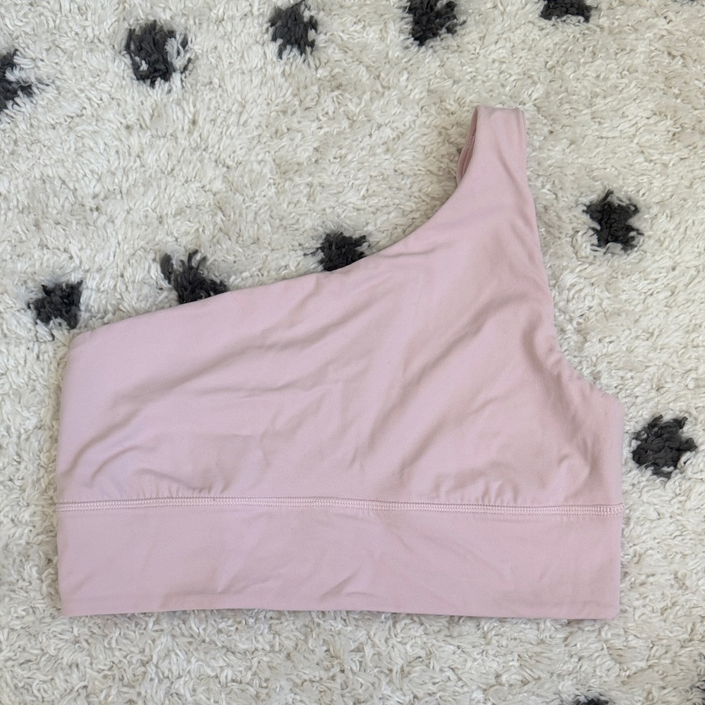 Lululemon One-Shoulder Pink bra top